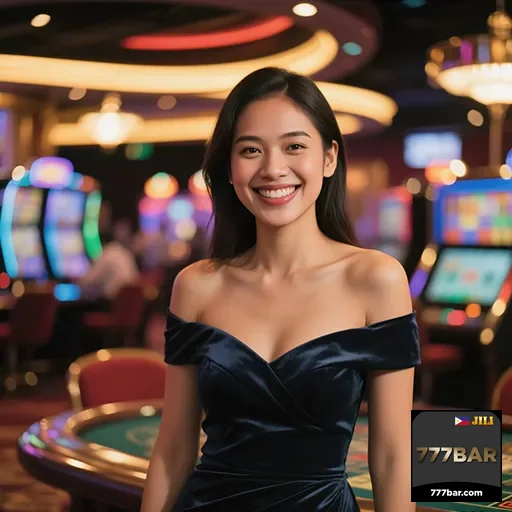 777bar casino gaming woman
