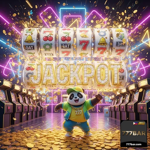 777bar jackpot panda celebration